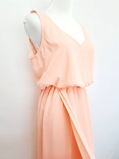 NWT Show Me Your MuMu Kendall Maxi Dress, Frosty Pink Crisp, Small