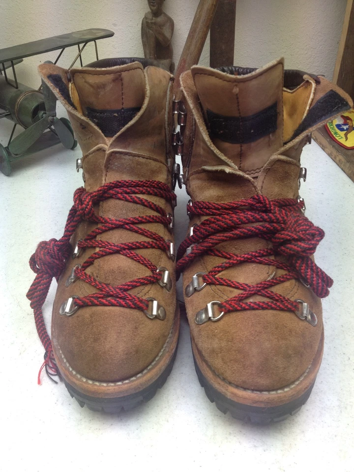 BOTAS DE SENDERISMO MARRÓN DESGASTADO DEXTER EE. UU. CON CORDONES AL TOBILLO INGENIERO TRAIL BOSS 7,5 M Foto 4 de 4