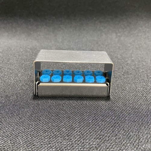 8/12 Löcher Dental Bohrer Feilen Halter Sterilisator Box Autoklav Desinfektion Etui - Bild 16 von 21