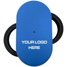 15" Oval Blue Air Cleaner Kit - Custom Laser Engravable - Ansen USA