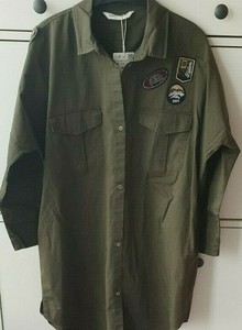 zara military style jacket