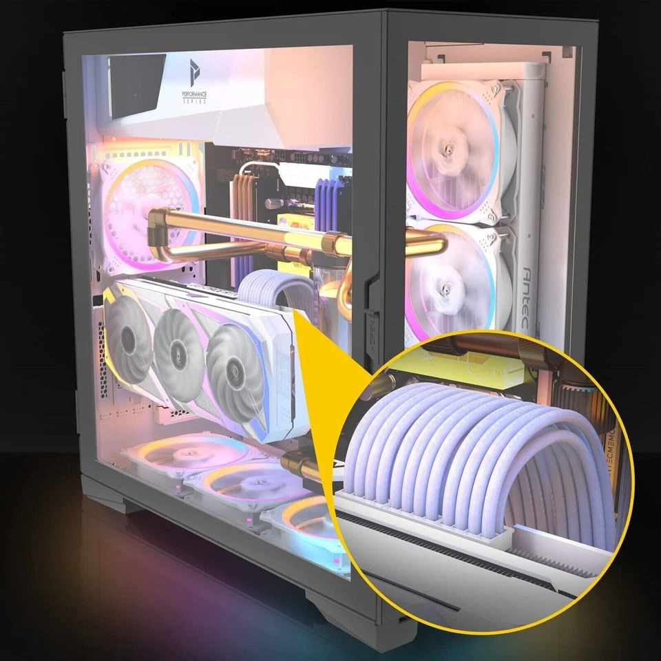 Antec Power Supply Cables, 1x 24pin ATX  2 x8pin PCI-e/ 2x 6pin PCI-e/ 1x 4+4pin - Image 2 of 4