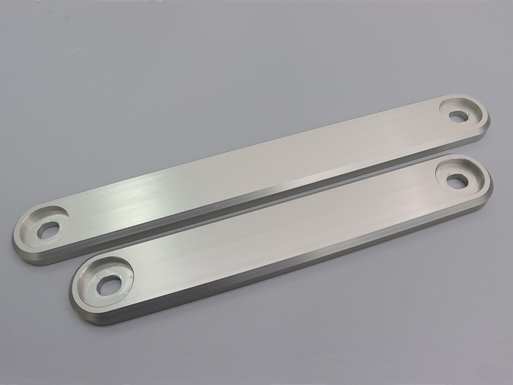 Anodized Upper Outboard Transom Support Plate SILVER