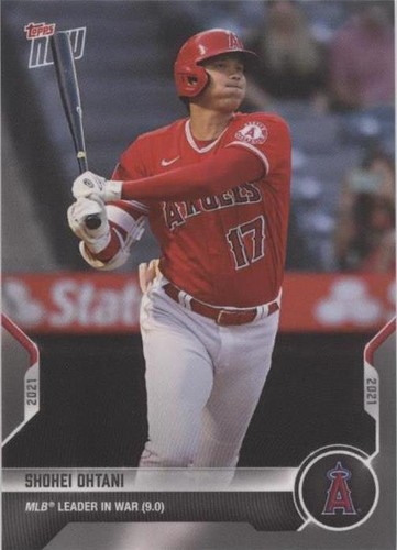 On-Card Auto / 5 Shohei Ohtani 2021 MLB TOPPS NOW Card 727E BGS