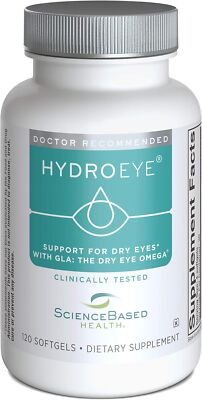 	HydroEye Softgels - Dry Eye Relief - 120 Count	