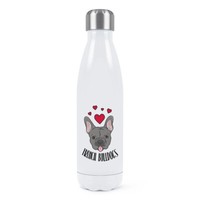 Liebe FranzöSische Bulldoggen Doppelwand Wasserflasche Lustig Hund Welpe Thermo