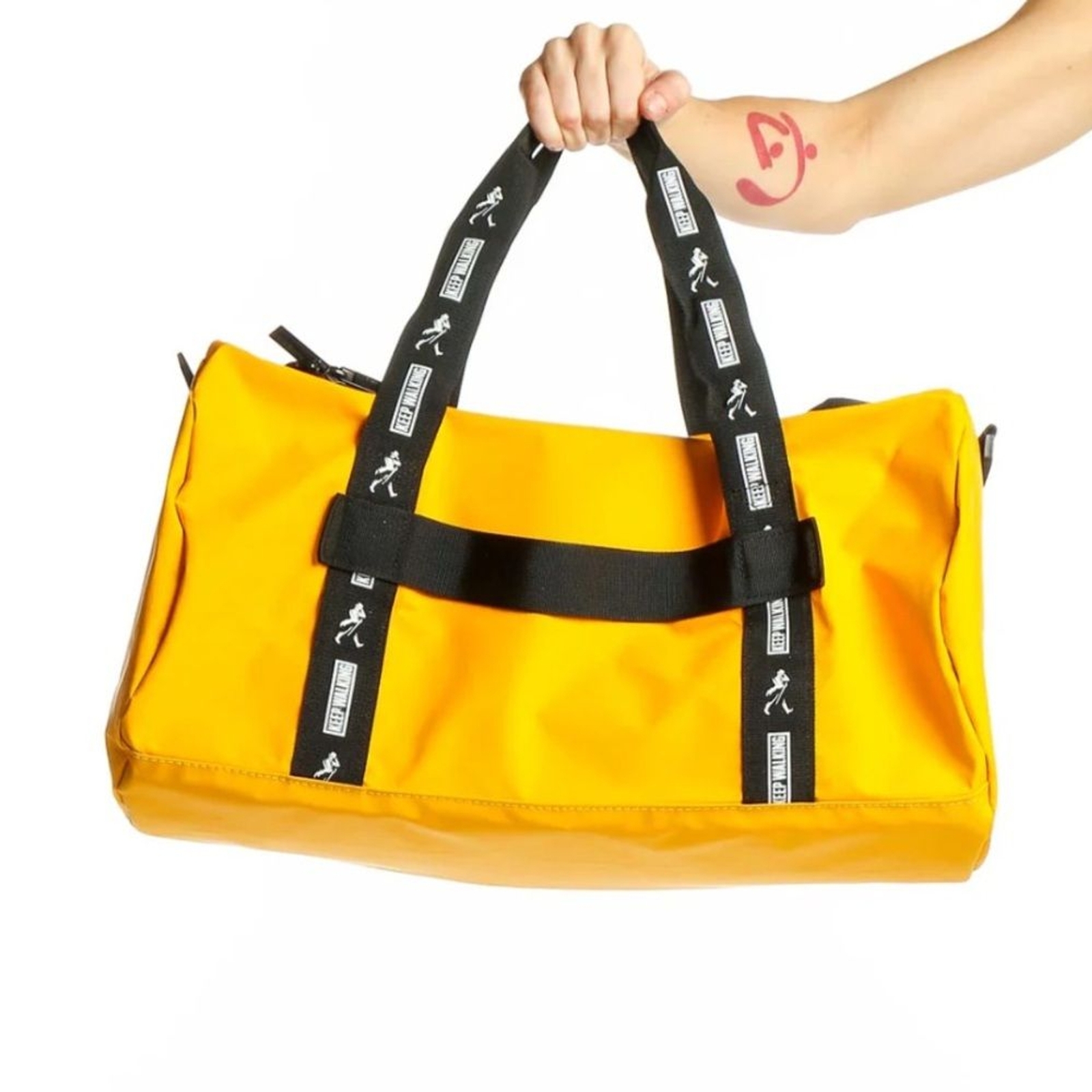 KEEP WALKING BY JOHNNIE WALKER STYLE br Yellow Sporty Messenger Bag