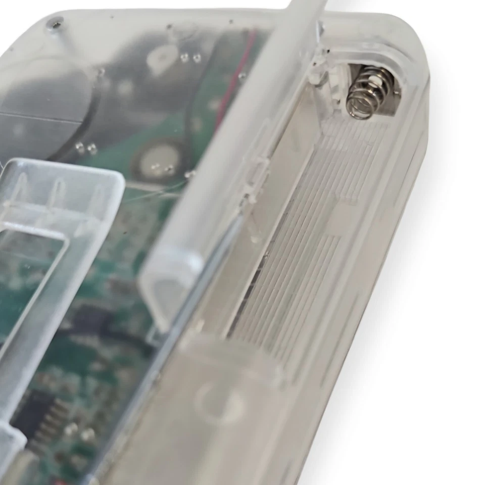 Rare Clear Jensen AM/FM Cassette Walkman TJ-CAS-CLR Portable Radio - Image 4 of 4