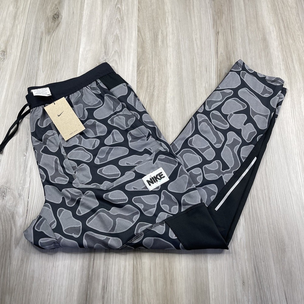 Nike Dri-FIT Stride Men's Running Trousers ‘Smoke Grey’ (Size XL)-DQ6504 084 NEW