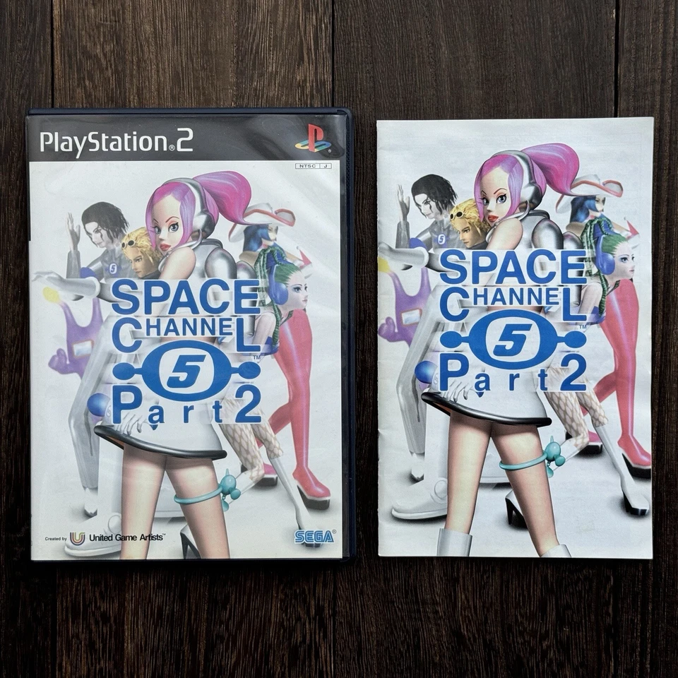 *JAPAN REGION-LOCKED* Sony PlayStation 2 PS2 Space Channel 5 Part 2 Complete CIB - Image 4 of 4