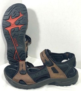 ecco mens leather sandals