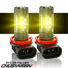 2x Led Fog Light Bulbs H8 H11 Fog Light Bulb Yellow For Nissan Sentra 2004-2019