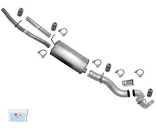 Exhaust Muffler Pipes For 2001-2006 GM Silverado 2500HD 6.0 8.1 157.5 Wheelbase