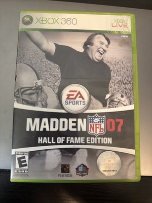 Madden NFL 07 -- Hall of Fame Edition (Microsoft Xbox 360, 2006) CIB