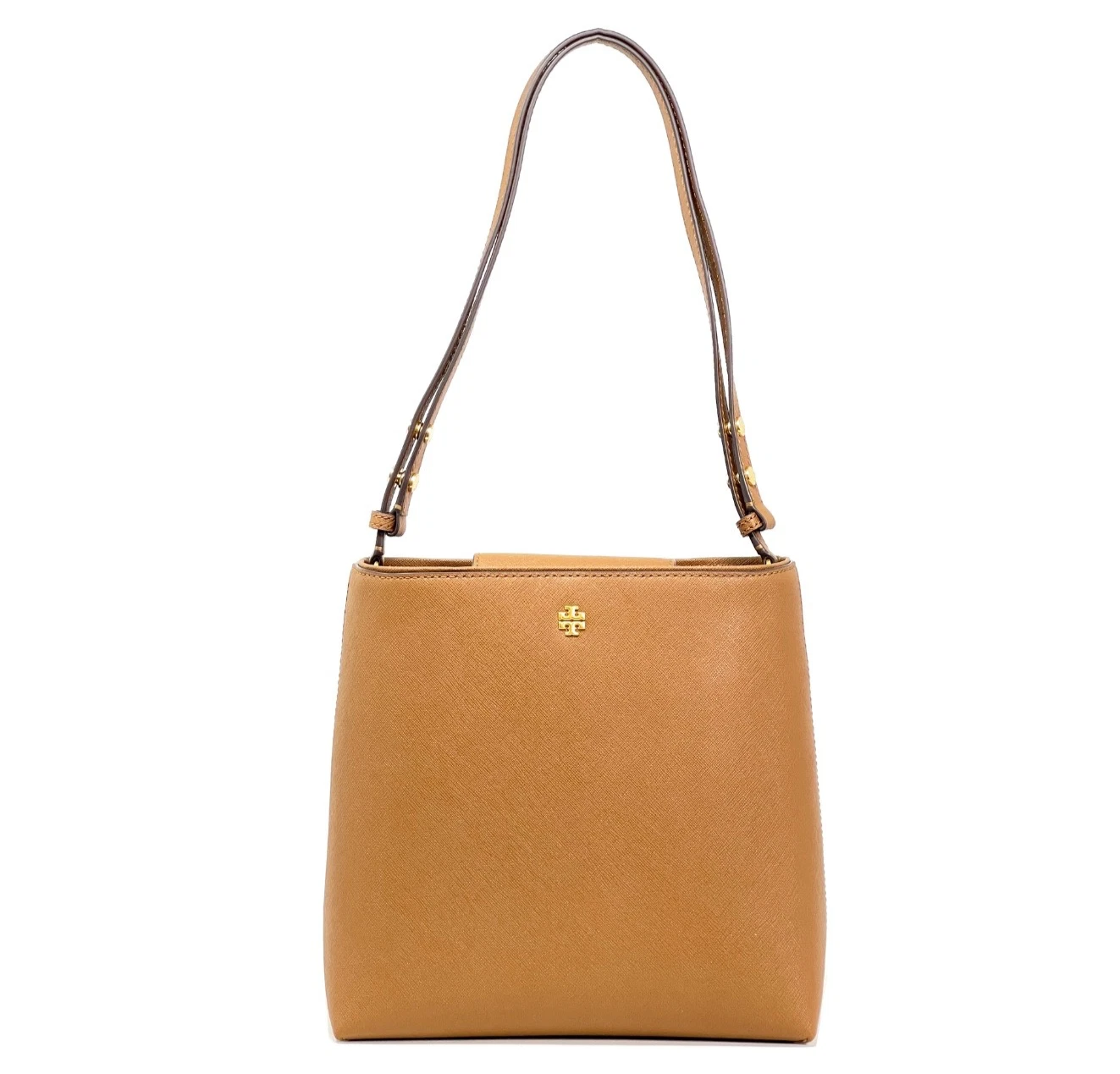TORY BURCH Borsa a secchiello donna Emerson Saffiano in pelle