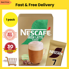 NESCAFÉ Irish Latte Instant Coffee 7 Sachets, 100percent Responsibly Sourced