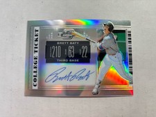 2019 Contenders Draft Picks Brett Baty Auto Contenders Optic College Ticket