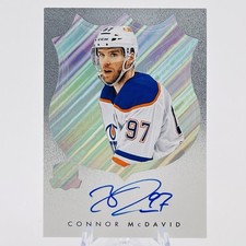 Connor McDavid Logomarks SSP Auto 💎 2022-23 THE CUP Edmonton Oilers LM-CM