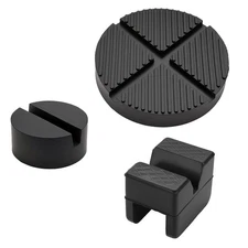 Universal Jack Pad Adapters (3-Piece Set) - Heavy Duty Rubber Support Blocks ...