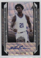 2021-22 Leaf Metal Black Wave 6/10 AJ Griffin #BA-AJG Auto 1bi0
