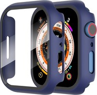 HüLle FüR Apple Watch Series 9/8/7 45Mm Hartglas UltradüNn Rundum Displayschutz