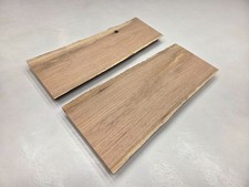 23" Cool Unique Set Of 2 Red Oak Live Edge Lumber Wood Kiln Dried Board Slab