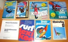 BÜCHER  UND  VHS  CASSETTEN       ZUM    SURFEN    LERNEN !!!!!!!    KONVOLUT