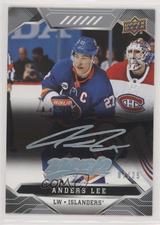 2019-20 Upper Deck MVP Super Script 7/25 Anders Lee #116 4e9