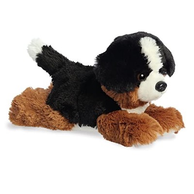 Aurora Mini Flopsie Bernie Mountain Dog Black 8 '' 31829 Plush Stuffed Animal Toy