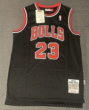 Michael Jordan 1997-98 Chicago Bulls Jersey Black Mitchell  Ness