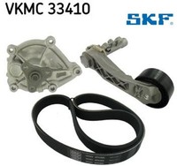 SKF VKMC33410 Wasserpumpe + Keilrippenriemensatz