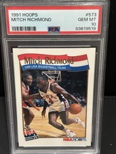 Mitch Richmond 1991 Hoops PSA 10 USA Basketball Olympics NBA Kings