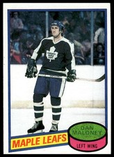 1980-81 Topps #118 Dan Maloney Toronto Maple Leafs NM+