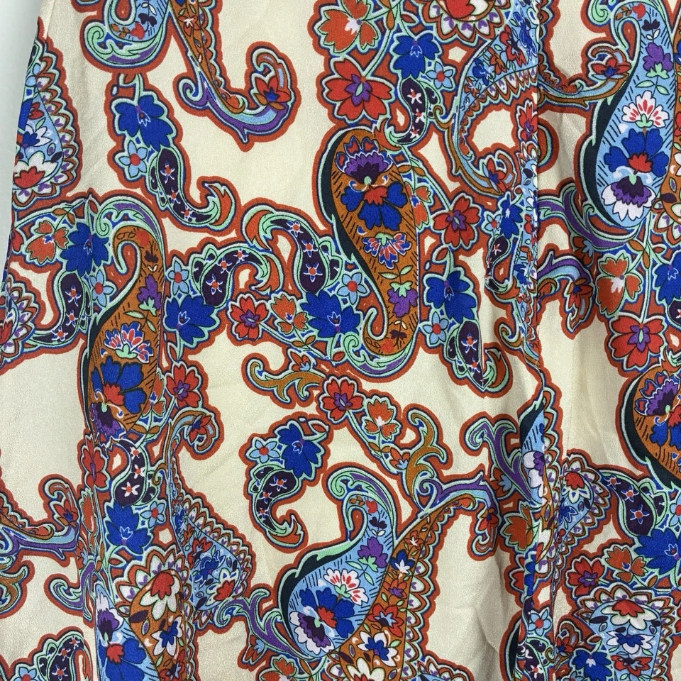 Falda de cachemira para mujer The Limited talla 6 Boho Festival retro línea A forrada midi Foto 3 de 4