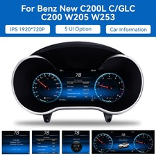 Mercedes C GLC Class Instrument Dashboard Digital Cluster Speedometer W205 X253