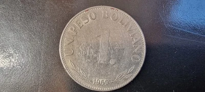1 peso boliviano 1969 - Bolivie - KM# 192 - Photo 1/2