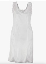 Full Slip Easy Comforts Style White Lace Trimmed Size Medium New
