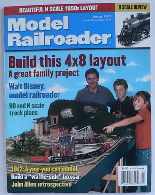 Model Railroader, Januar 2003, gut erhalten