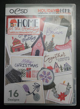 OESD Home For the Holidays Cards  Ornaments 12905 - CD - Embroidery 16 Designs