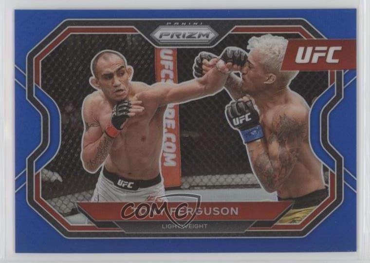 2021 Panini Prizm UFC Blue Prizm 185/199 Tony Ferguson #119 5b1