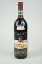 SAMMLER NACHLASS - ALTE FLASCHE ROTWEIN - 1976 SVETONI BRUNELLO DI MONTALCINO