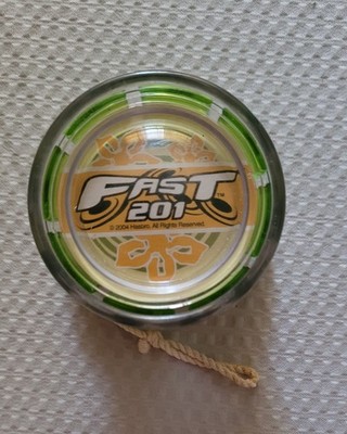 YOYO toy  Fast 201 Hasbro Bright Yellow yo-yo with waves 2004