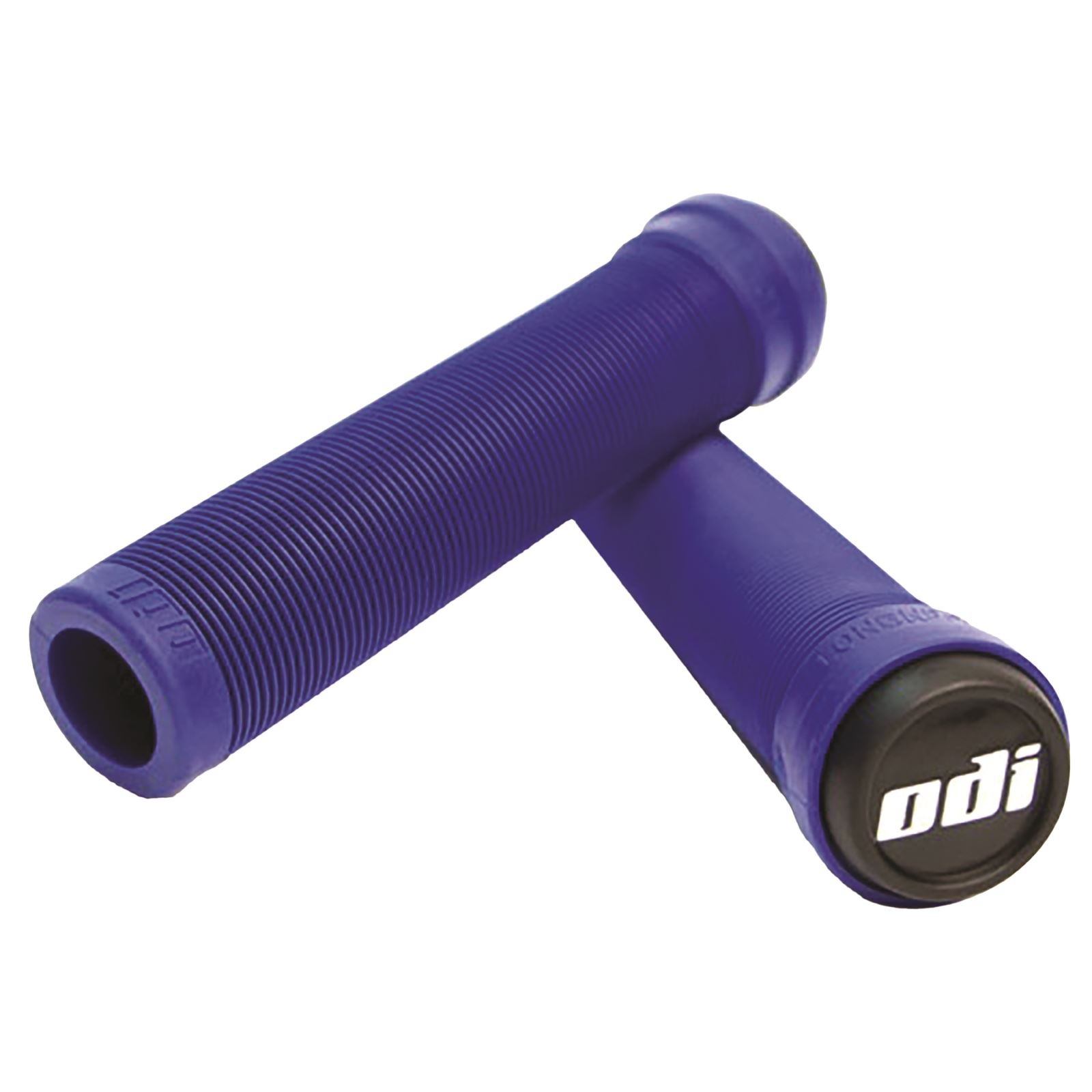 ODI Soft Longneck Flangeless Grips - 135mm - Blue F01SLBU