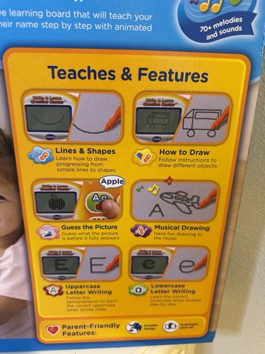 Vtech Write & Learn Creative Center NEW Kids Toys Gifts - Picture 3 of 4