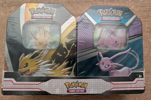 pokmon trading card game jolteon espeon tin bundle Amazon.com: 2023 Pokemon : Toys & Games Eevees three most recently discovered Evolutions should not be underestimated in battle Is a Jolteon tin with