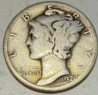 1920 d mercury dime