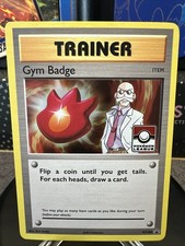 Gym Badge XY209 VLP Almost NM Black Star Promo League Reverse Holo STAMPED on eBay