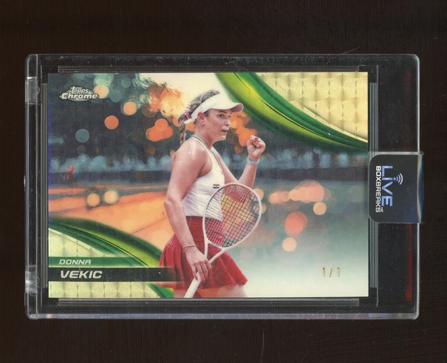 2025 Topps Chrome Tennis Superfractor #31 Donna Vekic 1/1