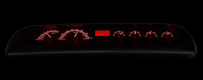 Dakota Digital 1963-64 Chevy Impala Biscayne Sistema de calibre analógico VHX-63C-IMP-C-R Foto 2 de 4