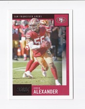2020 Score #317 Kwon Alexander LSU Tigers San Francisco 49ers